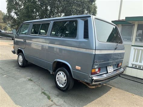 Volkswagen Vanagon Van Blue Rwd Manual Bus Classic Volkswagen