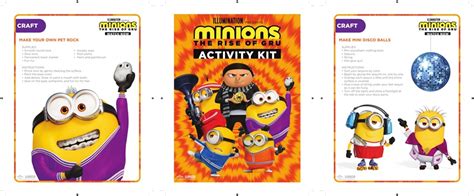 MINIONS THE RISE OF GRU Activity Kit FSM Media