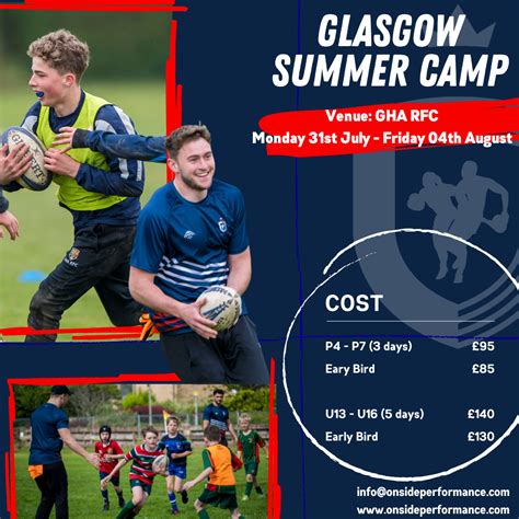 Rugby Camps Summer Rowe Wanids