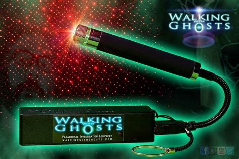 Red Laser Grid Projector And Usb Power Bank Holder Ghost Hunt Paranormal