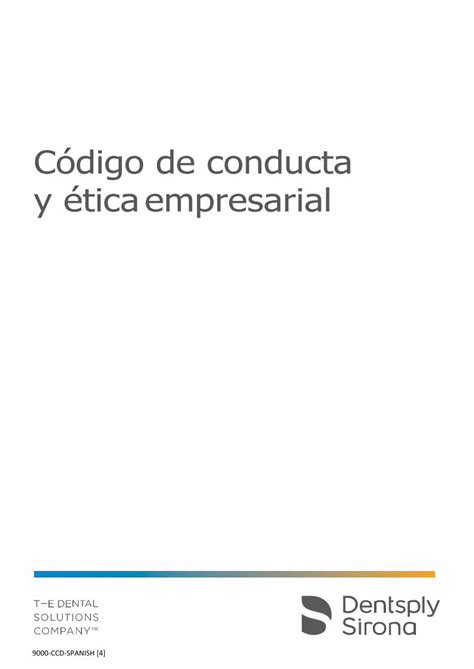 PDF Código de conducta y ética empresarial una conducta ética y de