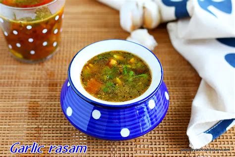 Garlic Rasam Poondu Rasam Recipe Jeyashri S Kitchen