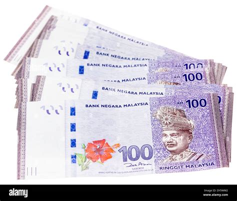 Ringgit Bank Notes Malaysia Money Stock Photo 68356738 Alamy