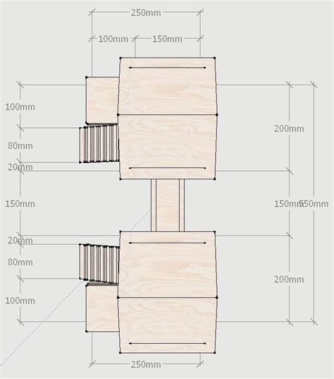 Hamster Two Towers Houses Castle Shelter Two Tiered Small Animal