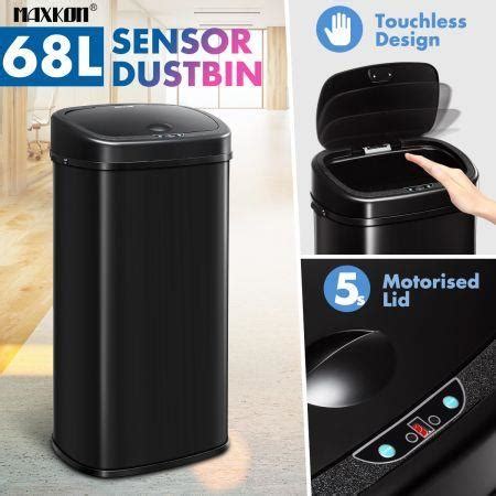 68L Motion Sensor Bin Automatic Touchless Stainless Steel Kitchen Waste