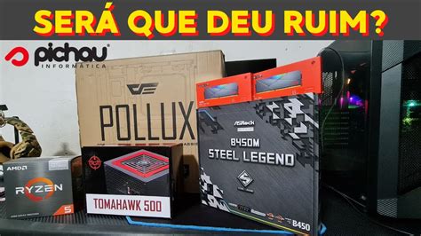 MEU PRIMEIRO PC GAMER DA PICHAU UNBOXING MONTAGEM YouTube