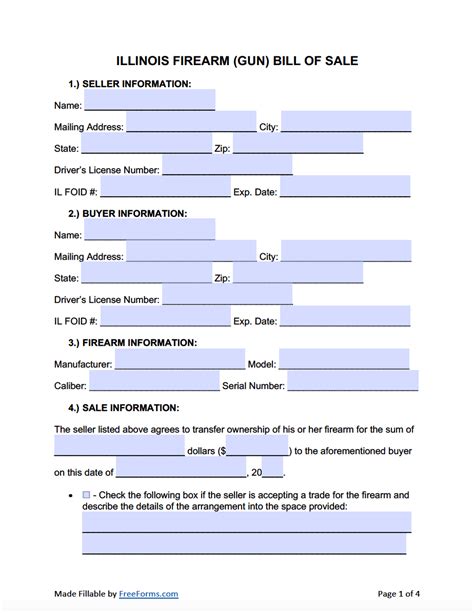 Firearm Application Form