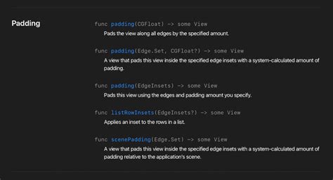 SwiftUI paddingのお勉強 雲の巣