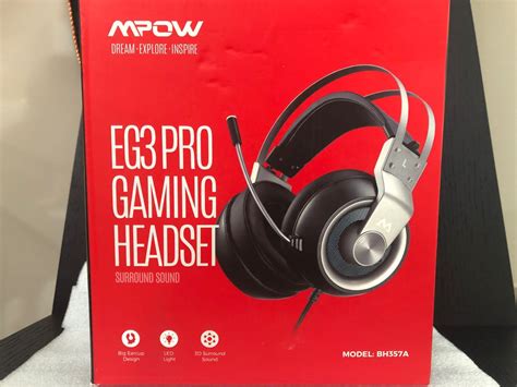 Mpow Eg Pro Gaming Headset Model Bh A Audio Headphones