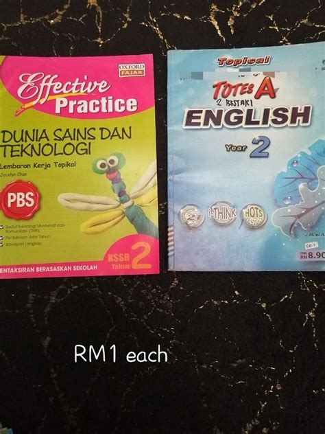 Buku Rujukan Latihan Kssr Sekolah Rendah Tahun Hobbies Toys Books