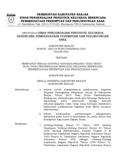 Contoh Sk Ptt 2021 Pdf