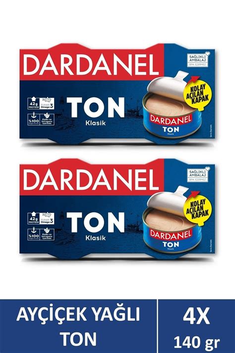 Dardanel Ayçiçek Yağlı Ton Balığı 2x140 gr X 2 Adet Fiyatı Yorumları