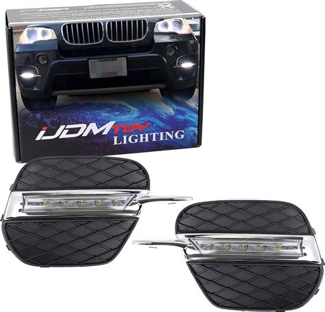 Buy Ijdmtoy Xenon White Led Daytime Running Lights Compatible With 2011