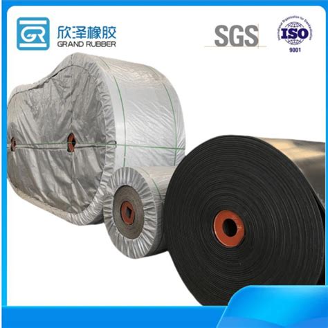 Industrial Chevron Ep Steel Cord Rubber Conveyor Belt With High Tensile