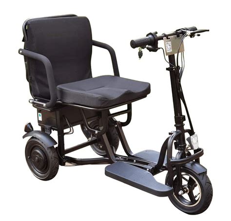 Buy Folding 3-Wheel Electric Mobility Scooter, Lightweight Portable ...