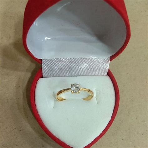 Jual Cincin Mata 1 Putih 1 Gram Emas Muda Shopee Indonesia