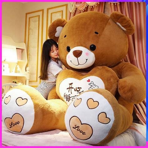 Ready Stock180200cm Human Size Teddy Bear 7ft Cute Teddy Bear Plush