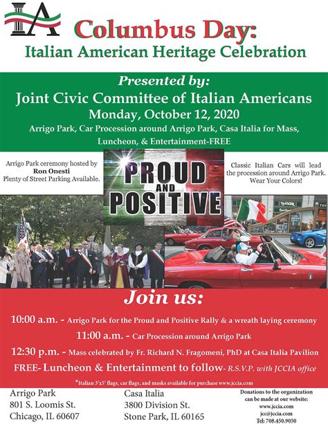 Columbus Day Italian American Heritage Celebration