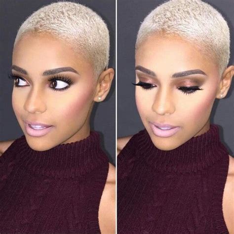 Twa Platinum Blonde Short Hair Short Blonde Hair Natural Hair Styles