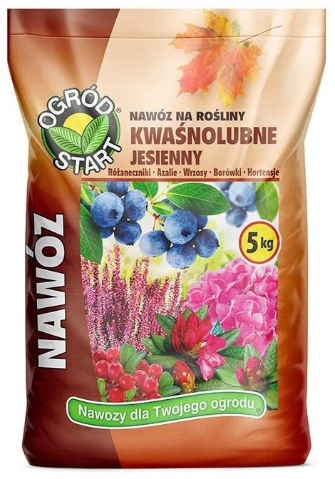 Nawóz Ogród Start Jesienny Borówki Kwaśnolubne 5kg AMP000129 Cena