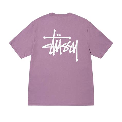 Stussy Basic T Shirt Orchid 1904762 Orc Consortium