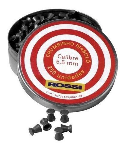 Chumbinho Diabolo Calibre 5 5 Mm 250 Unidades Rossi Mercado Livre