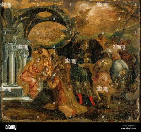 El Greco The Adoration Of The Magi Stock Photo Alamy