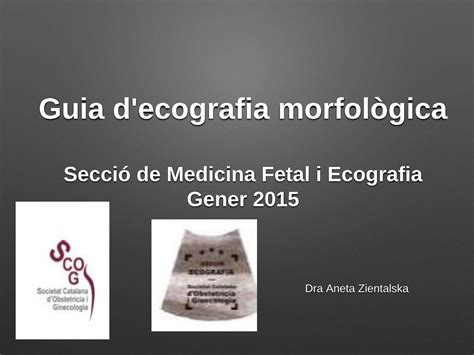 Pdf Guia D Ecografia Morfol Gica Objectius De L Ecografia