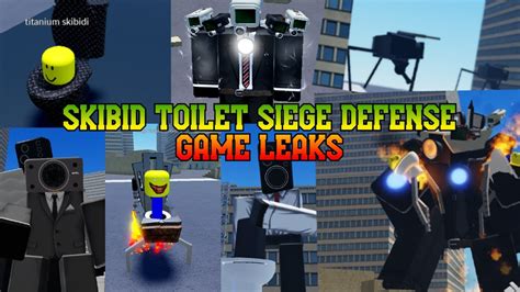 Skibid Toilet Siege Defense All Game Leaks I Could Find ROBLOX