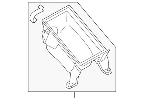 2005 2008 Subaru Air Filter Housing 46051FE000 OEM Subaru Parts Center