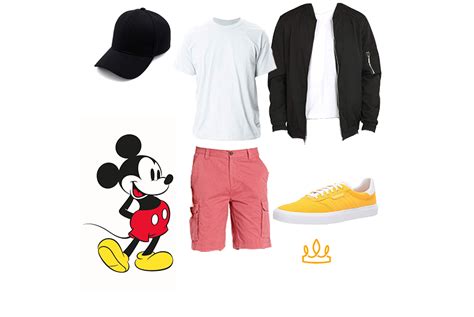 Mickey Disneybound Mens Casual Weekend Theme Park Style