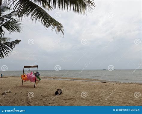 Nelayan Beach Tourism in the City of Balikpapan, Indonesia Stock Image ...