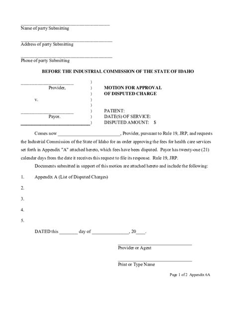 Fillable Online Iic Idaho Rule 17 Notice Of Appeal Contents Idaho