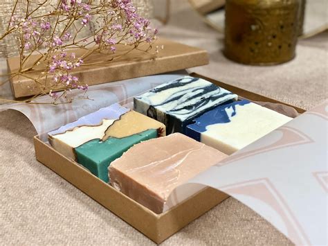 Set Of Luxury Artisan Soaps Etsy Uk