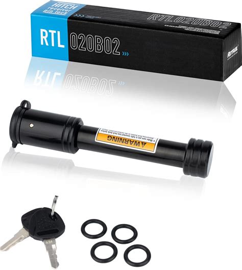 Retrue Trailer Hitch Receiver Pin Lock Black 2 And 2 12