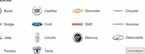 All Car Brands With Badges And Names