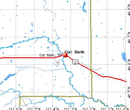 Cut Bank Montana Map | Cultural Map