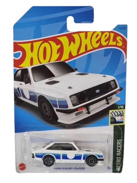 HOT WHEELS FORD Escort RS HW Retro Racers Blue White Car PicClick AU