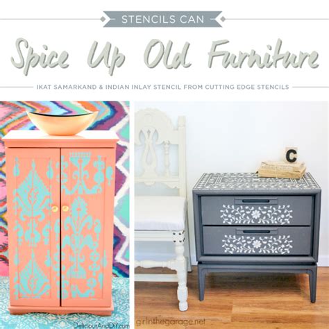 Stencils Can Spice Up Old Furniture Stencil Stories