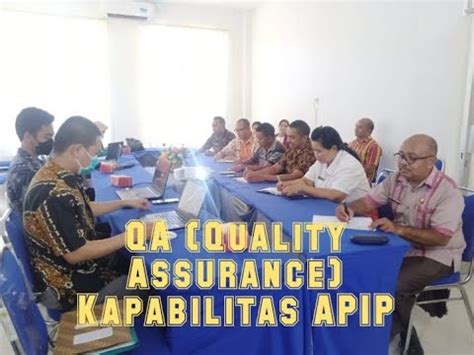 Quality Assurance Qa Kapabilitas Apip Inspektorat Daerah Kabupaten