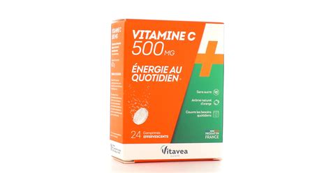 Nutrisanté Energie au Quotidien Vitamine C Effervescente 500mg 24 comprimés