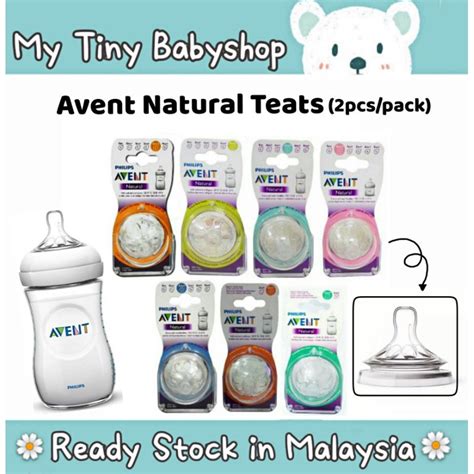 💯original Avent Philips Teats Nature Puting Avent Original Puting Botol