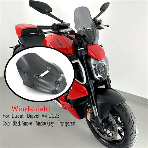 Motorcycle Accessories Windscreen Windshield Touring Dark Smoked Wind