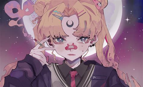 Papel De Parede Tsukino Usagi Sailor Moon Exibição De Retrato