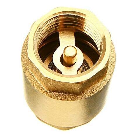 30mm Brass Spring Loaded Check Valve For Water Oil Steam And Other