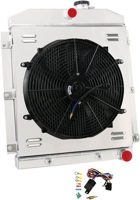 Amazon Coolingsky Row All Aluminum Radiator Inches Fan