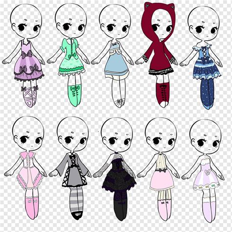 Clothing Costume Chibi Drawing Dress Chibi Pin Chibi Cartoon Png