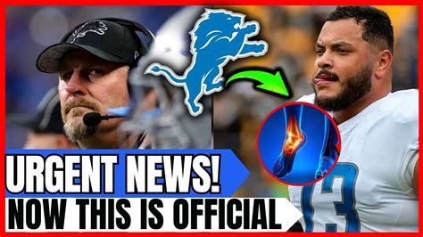 🚨😥it Happened Now Nobody Was Expecting Thisdetroit Lions News Today