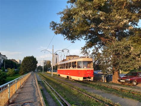 Soviet Tram In Modern Kyiv Editorial Photo Image Of Transportation