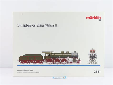 Märklin H0 Uit set 2881 Steam locomotive with tender 1 S10